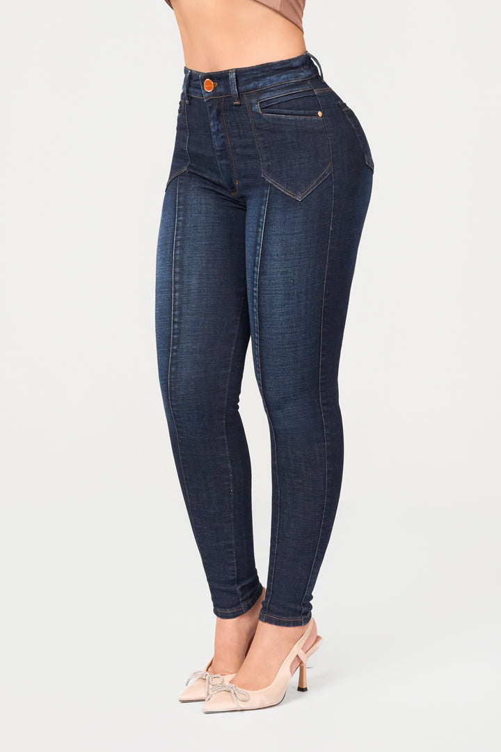 SKINNY JEANS AZUL OSCURO 7008