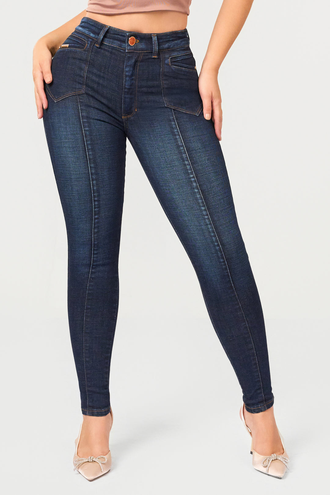 SKINNY JEANS AZUL OSCURO 7008