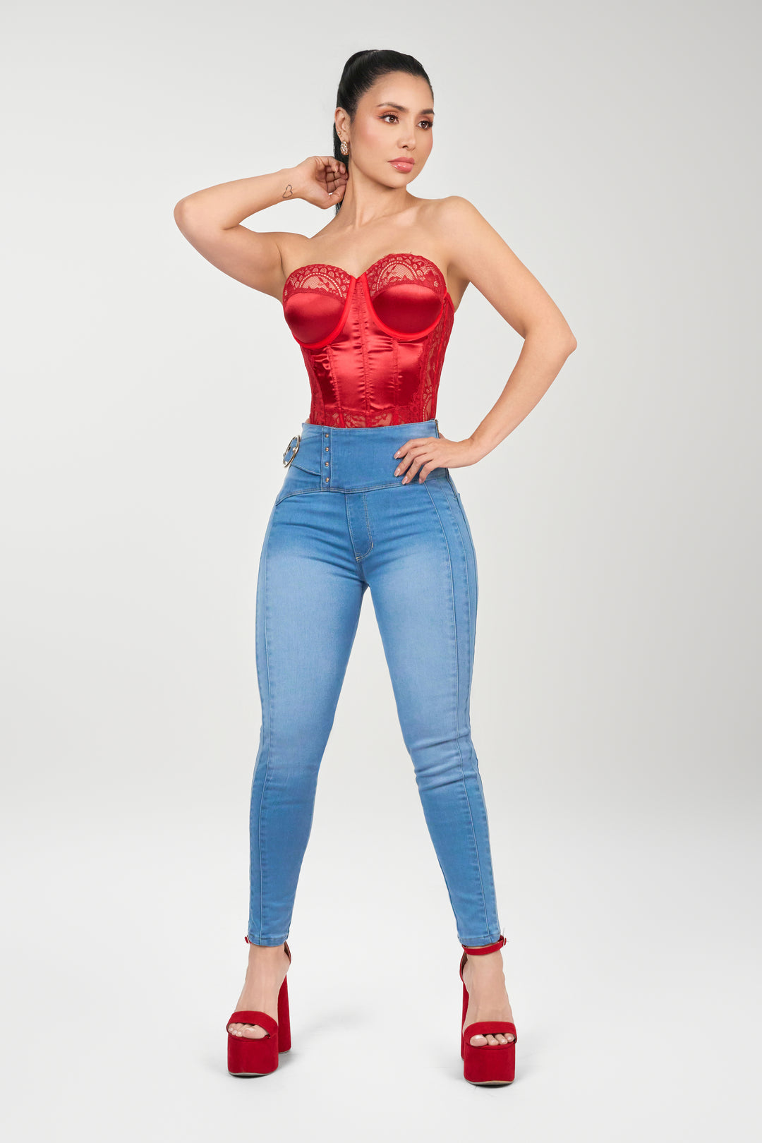 SKINNY JEANS AZUL 6899