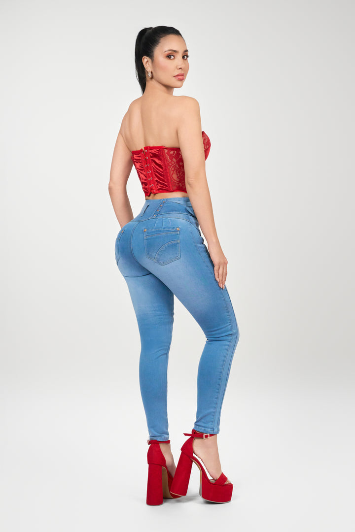SKINNY JEANS AZUL 6899