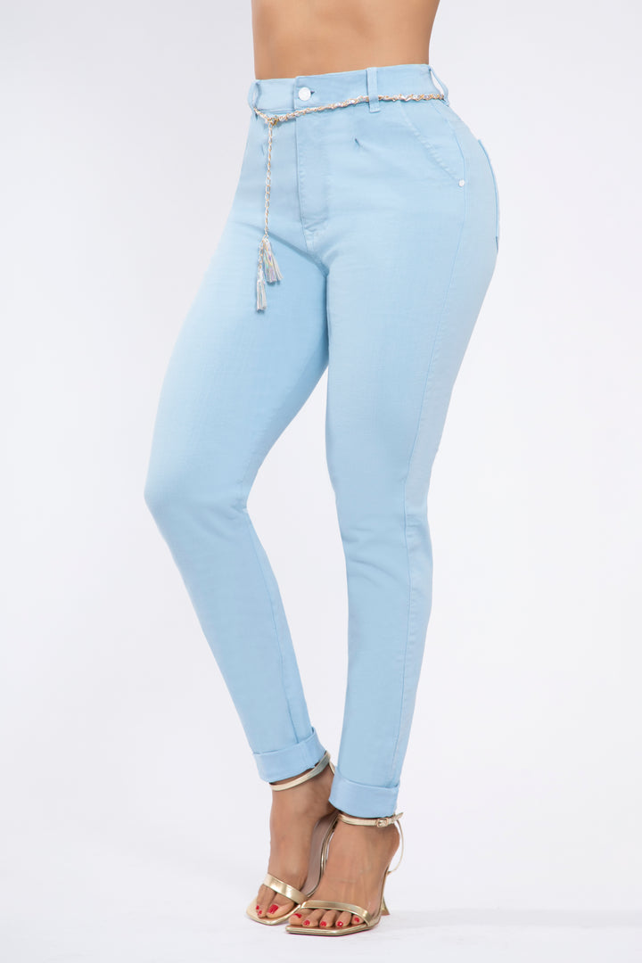 PANTALÓN AZUL CELESTE 7080R