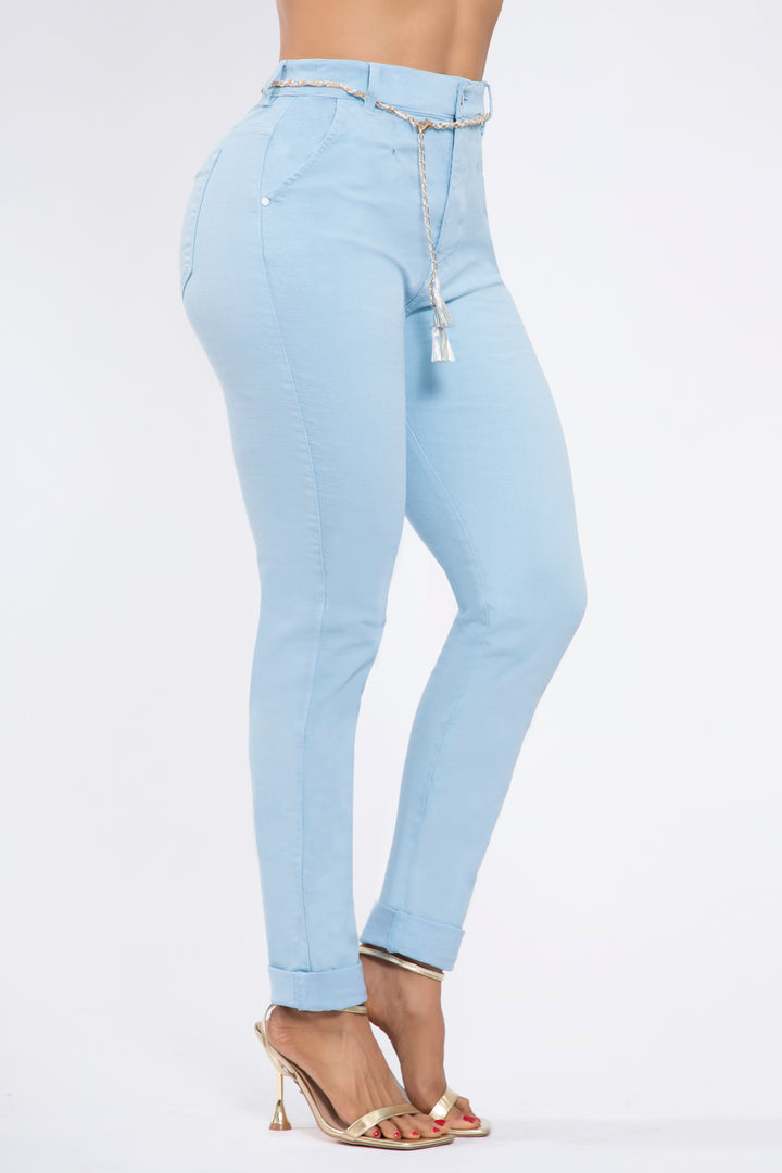PANTALÓN AZUL CELESTE 7080R