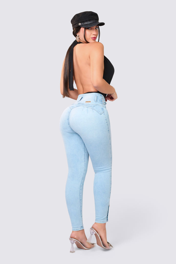 SKINNY JEANS AZUL CLARO 7057-N