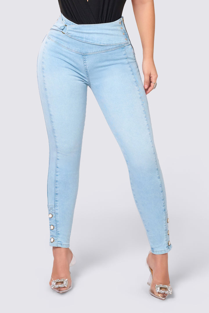 SKINNY JEANS AZUL CLARO 7057-N