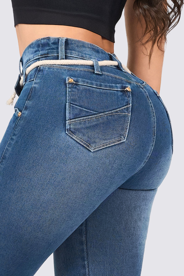 SKINNY JEANS AZUL MEDIO 7089