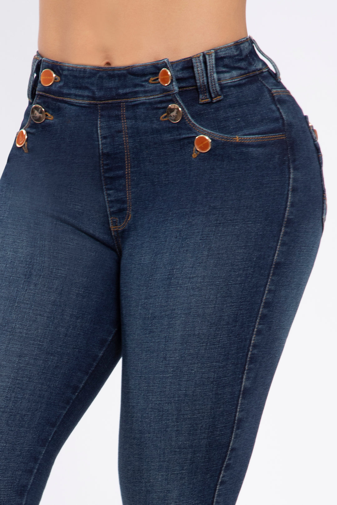 SKINNY JEANS AZUL OSCURO 7007R