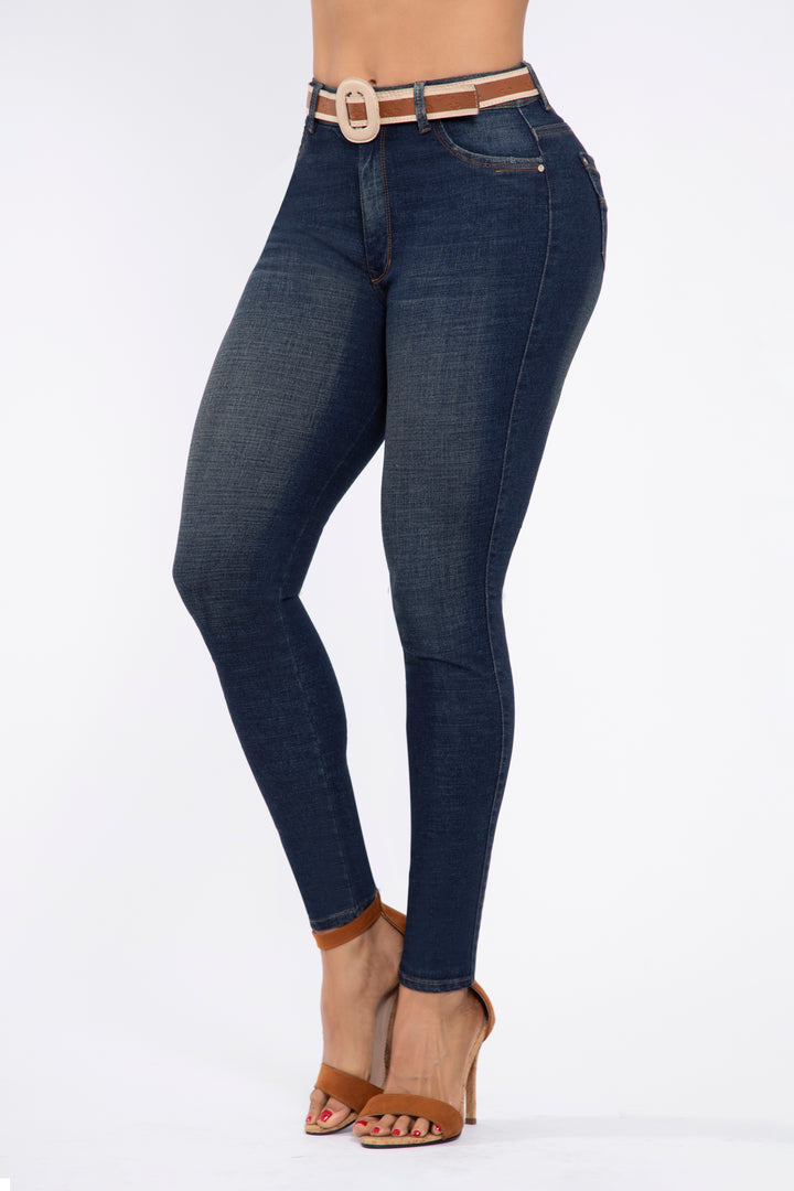 SKINNY JEANS AZUL OSCURO 7040R