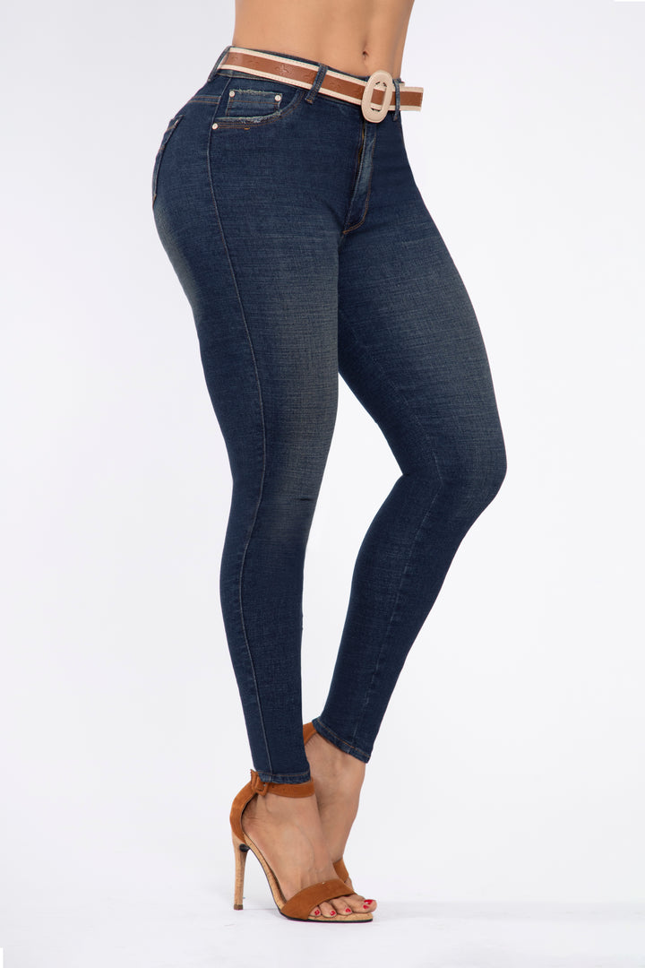 SKINNY JEANS AZUL OSCURO 7040R