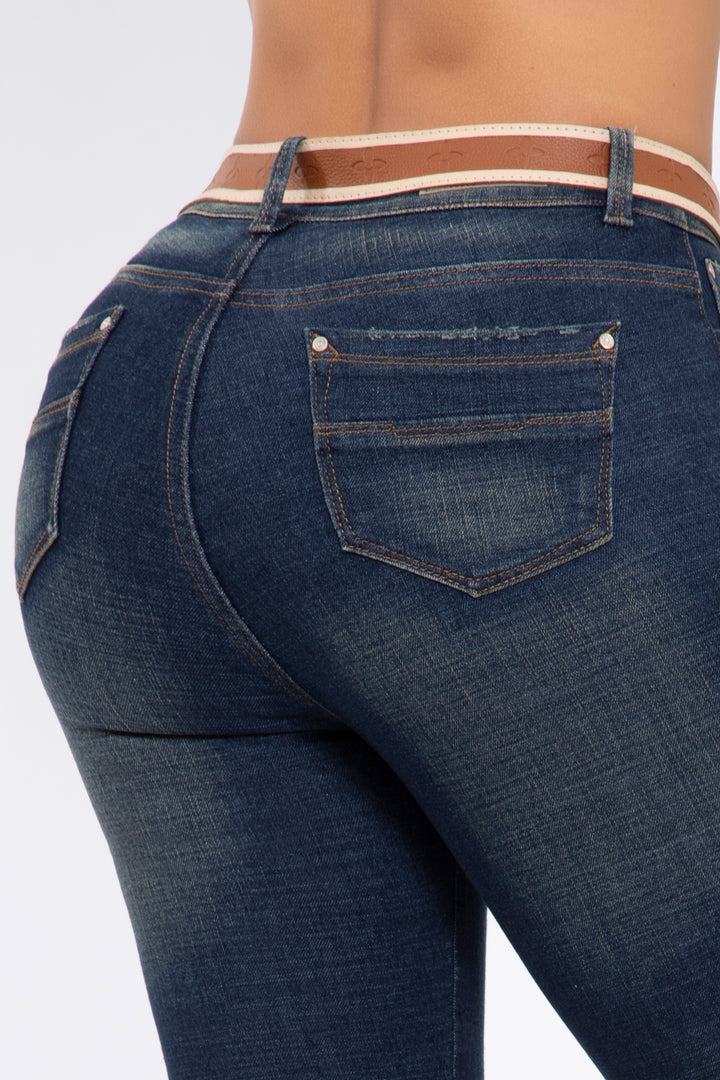 SKINNY JEANS AZUL OSCURO 7040R