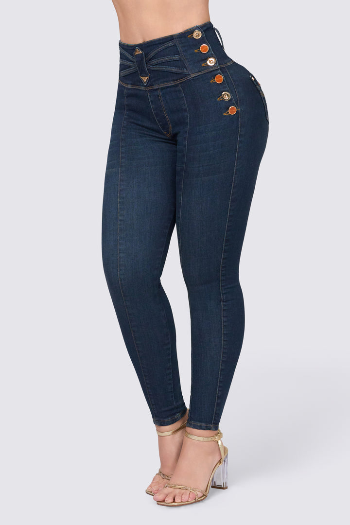 SKINNY JEANS AZUL OSCURO 7054