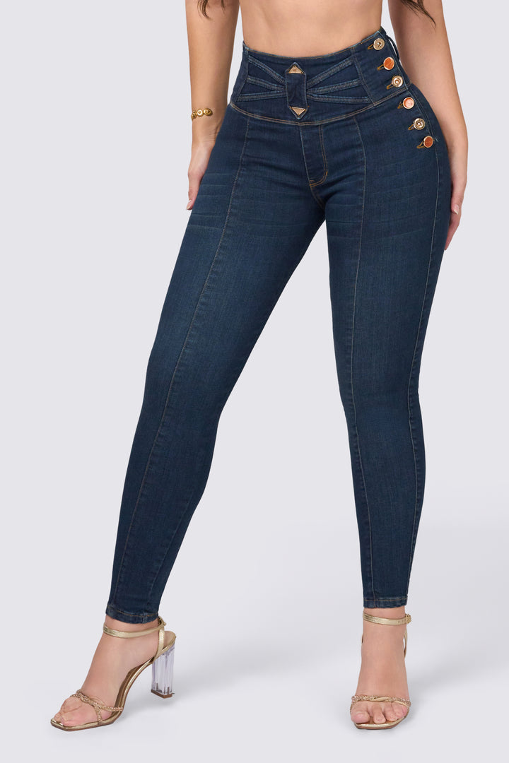 SKINNY JEANS AZUL OSCURO 7054
