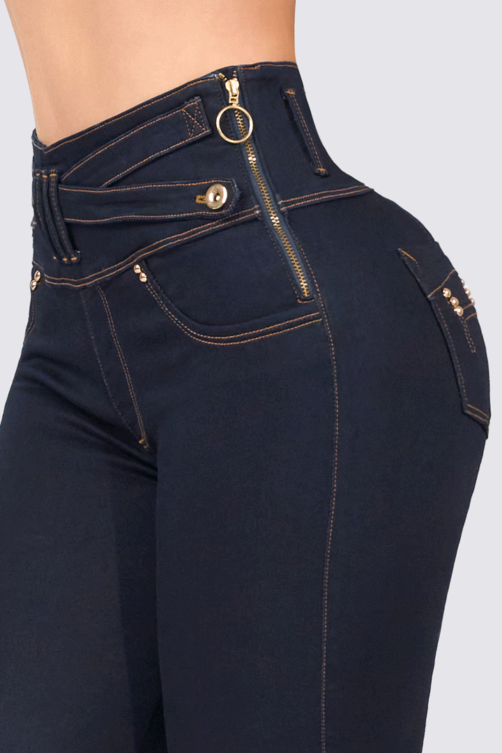 SKINNY JEAN CINTURA CRUZADA 7086