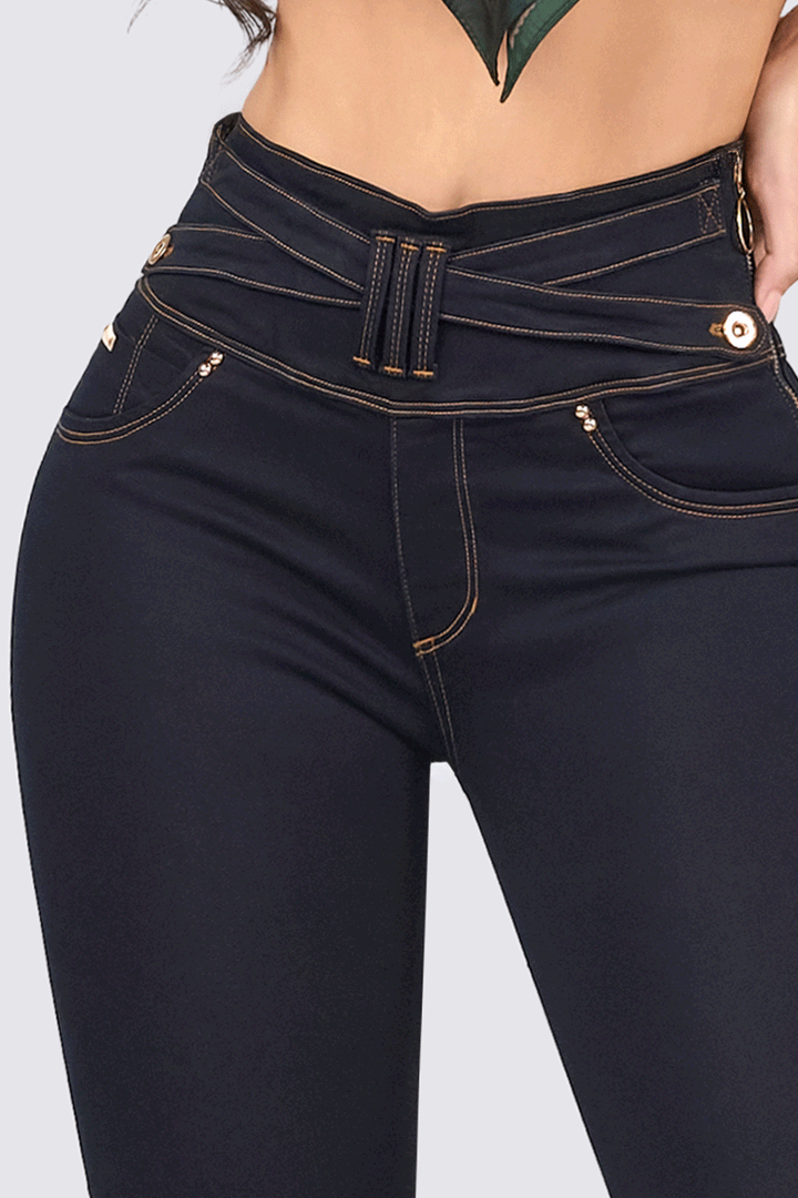 SKINNY JEAN CINTURA CRUZADA 7086