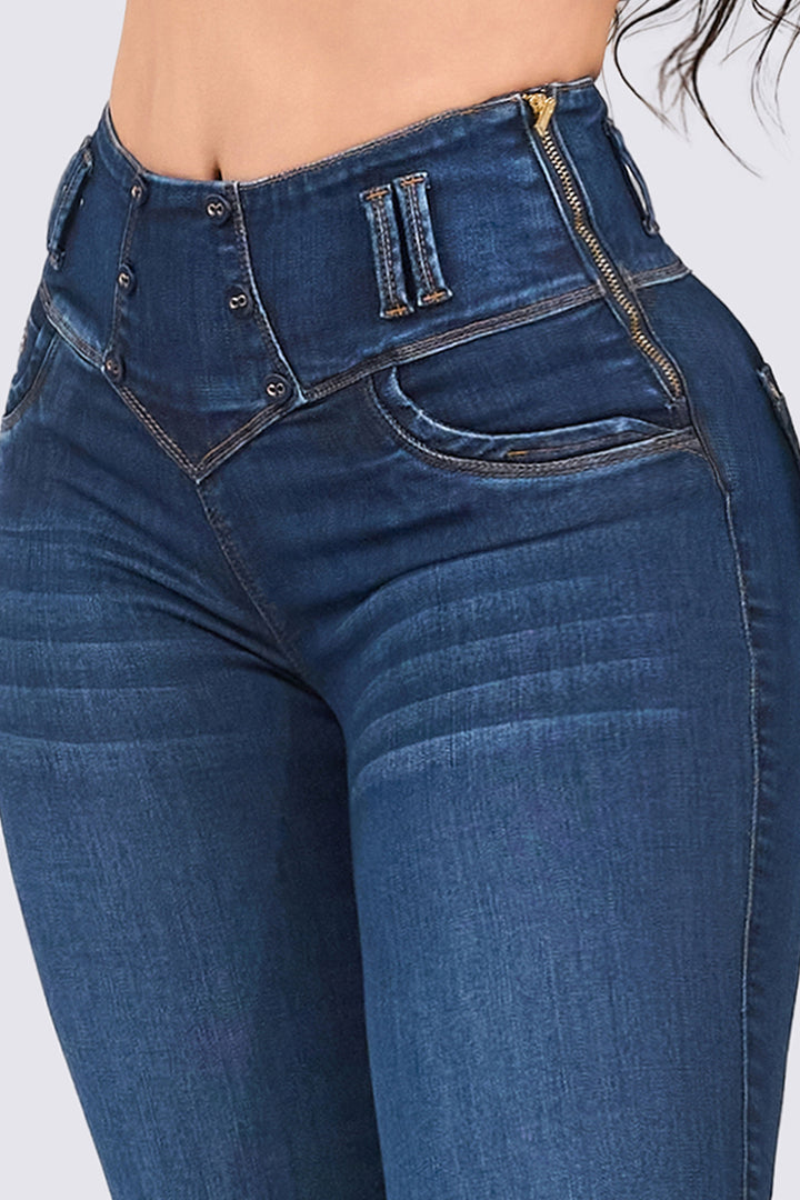 SKINNY JEAN PRETINA ALTA 7075-N