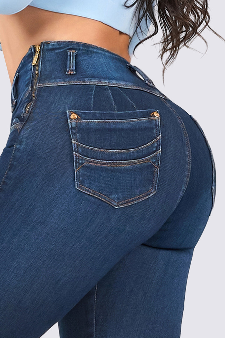 SKINNY JEAN PRETINA ALTA 7075-N