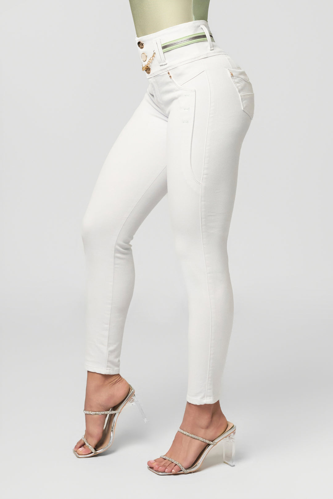 SKINNY JEANS BLANCO 6942