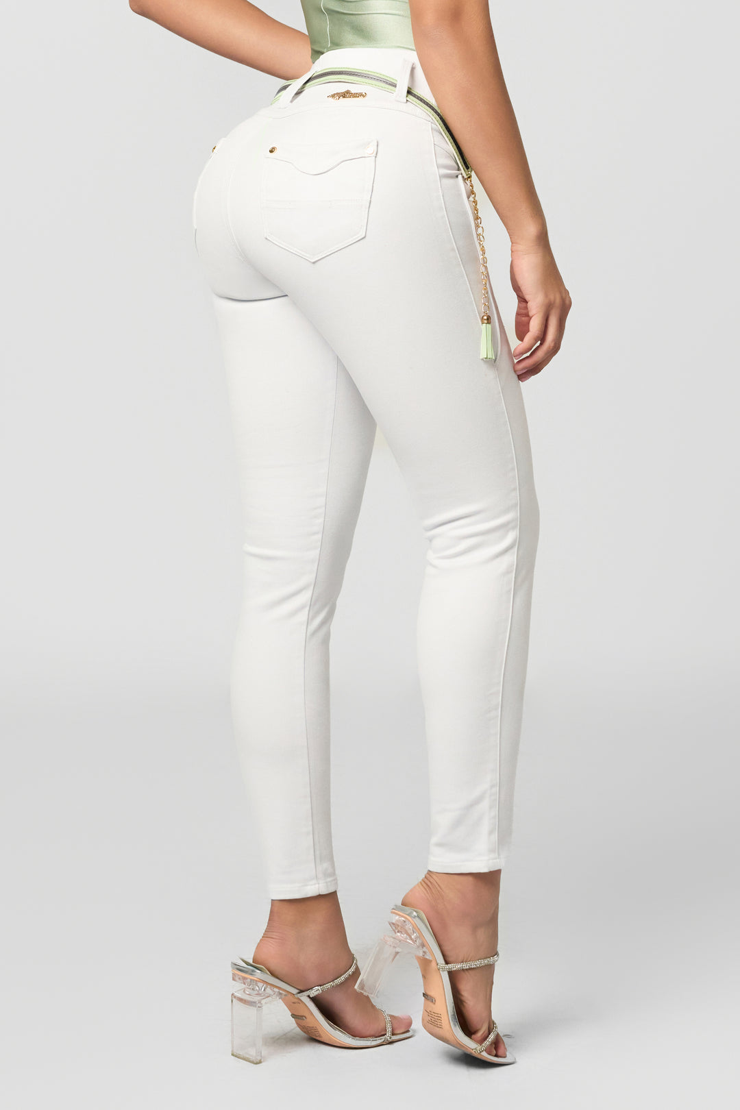 SKINNY JEANS BLANCO 6942