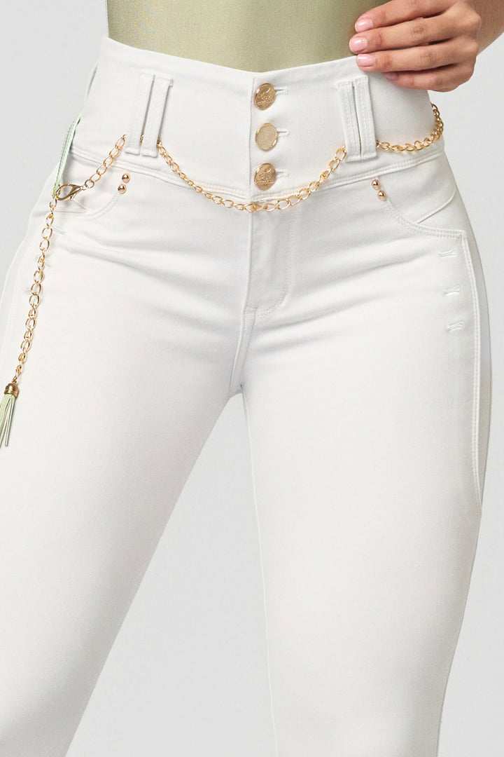 SKINNY JEANS BLANCO 6942