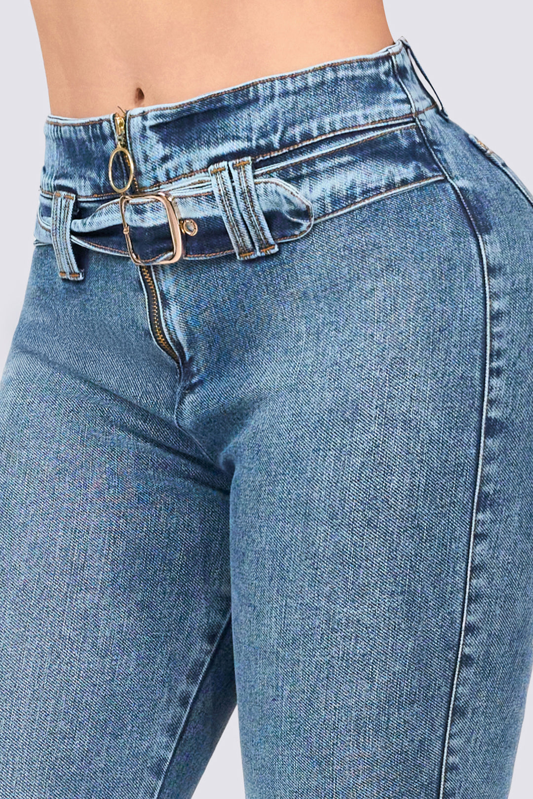 SKINNY JEANS TIRO ALTO 7065-N