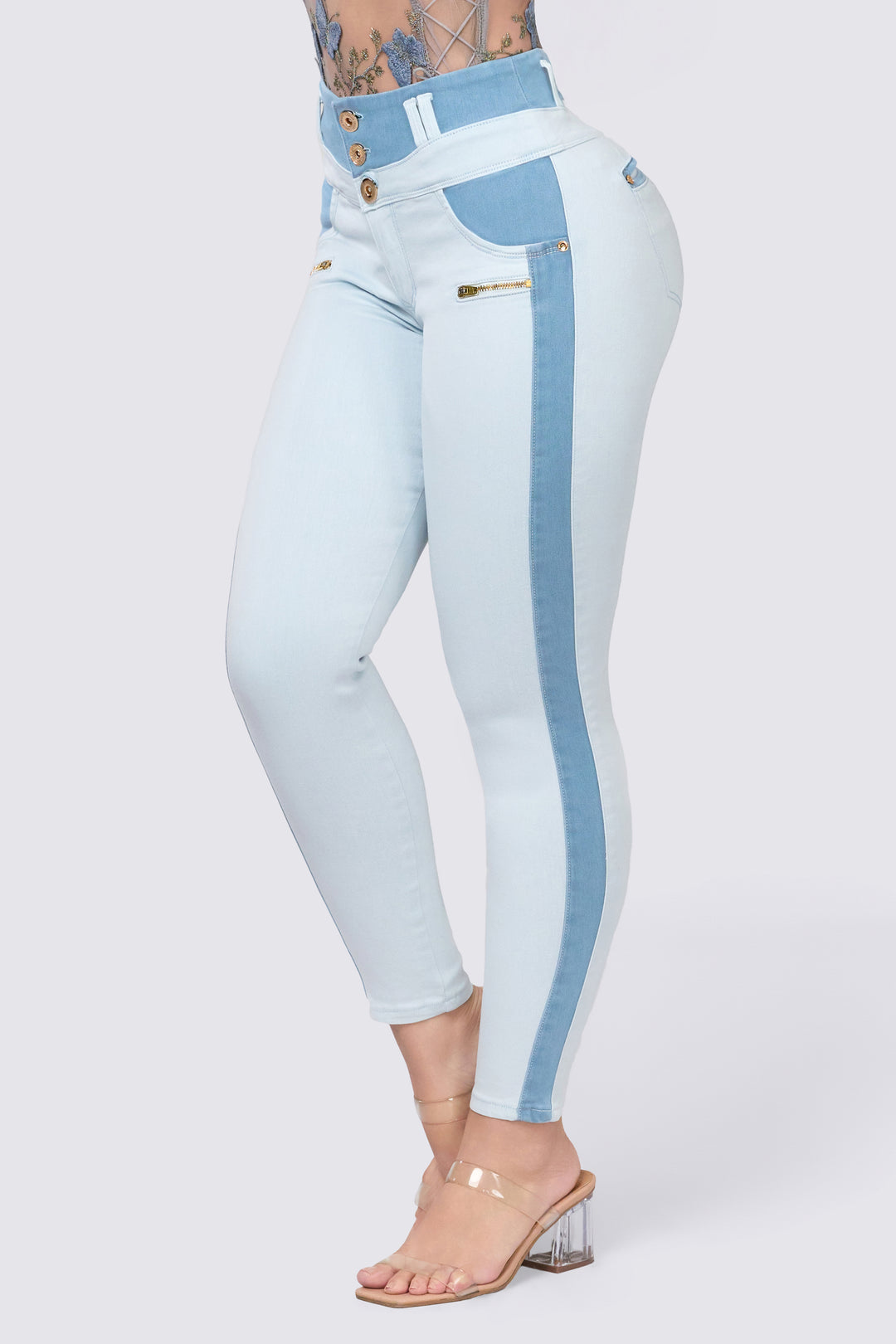 SKINNY JEAN COMBINADO 7061