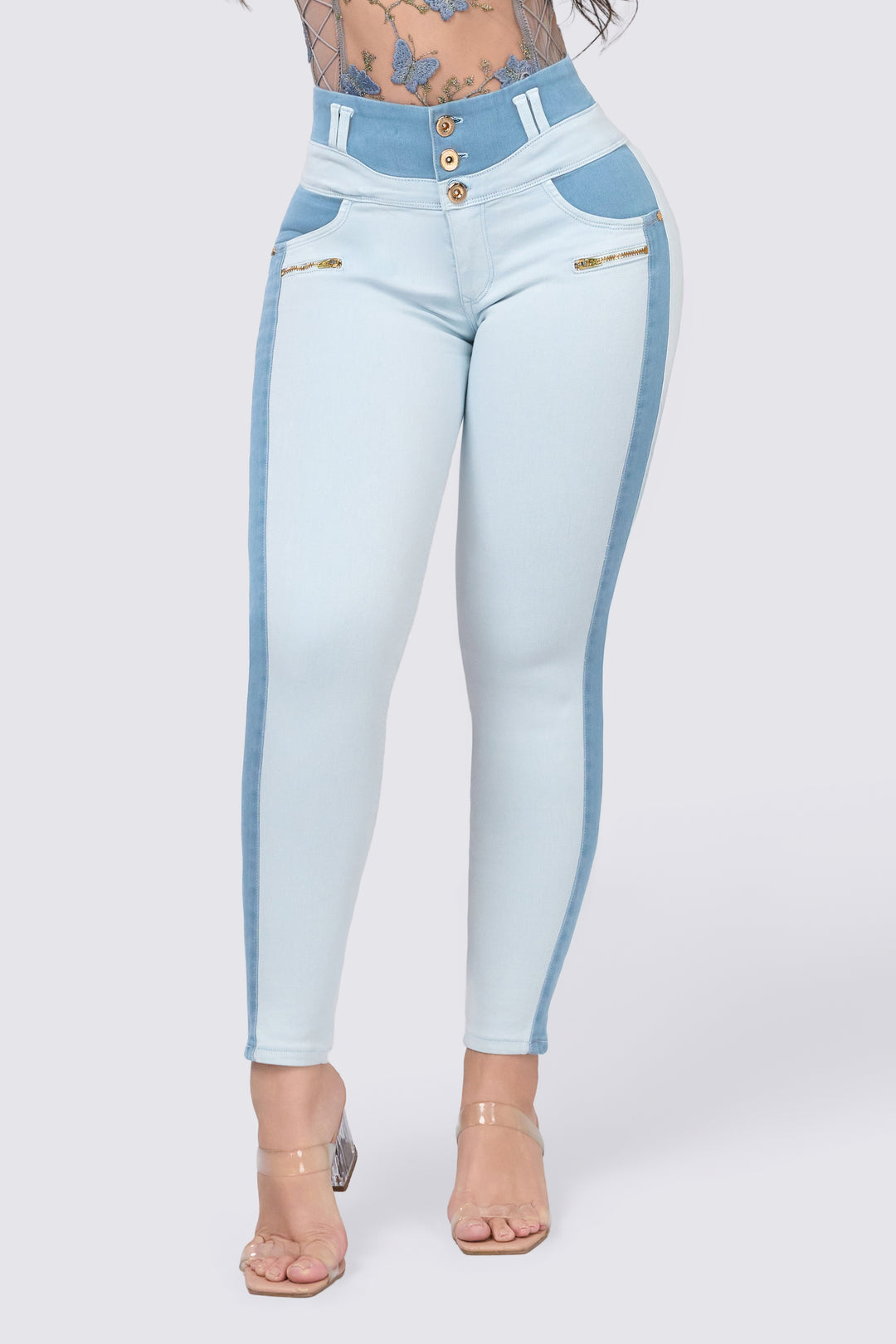 SKINNY JEAN COMBINADO 7061