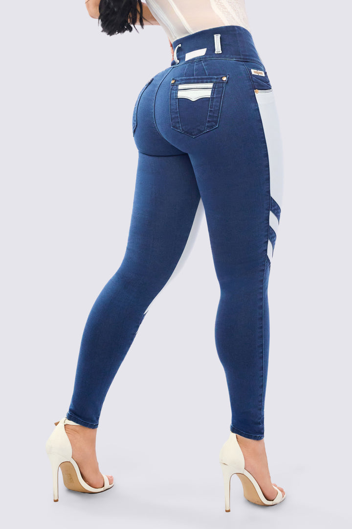 SKINNY JEAN COMBINADO DEFINE LA SILUETA 7109