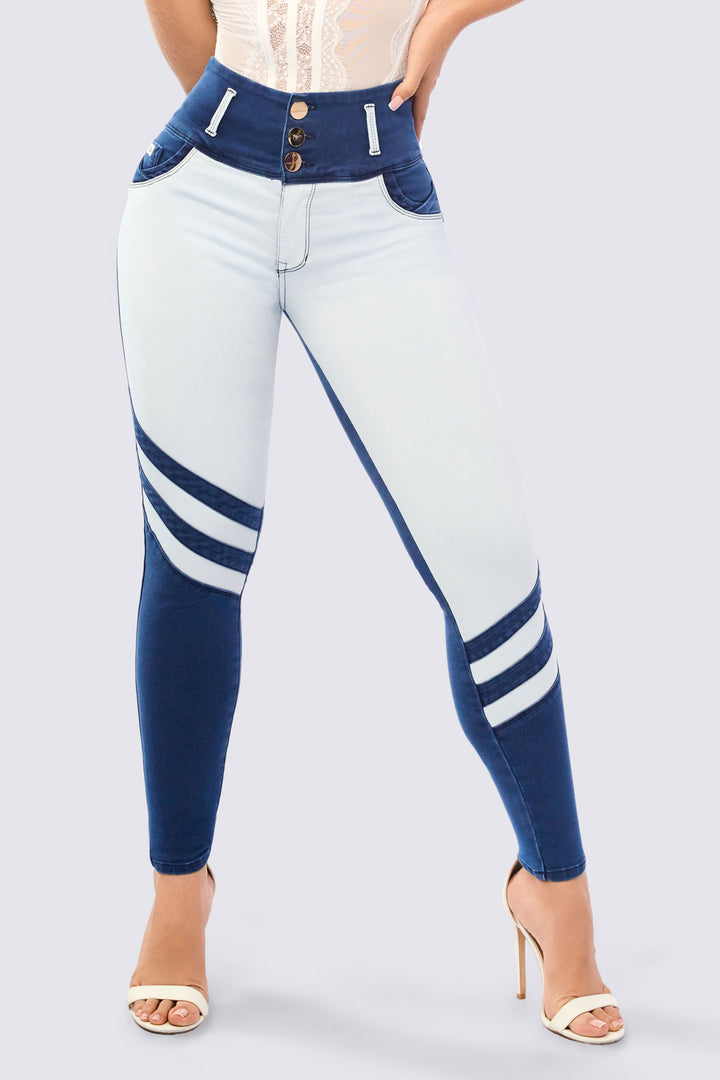 SKINNY JEAN COMBINADO DEFINE LA SILUETA 7109