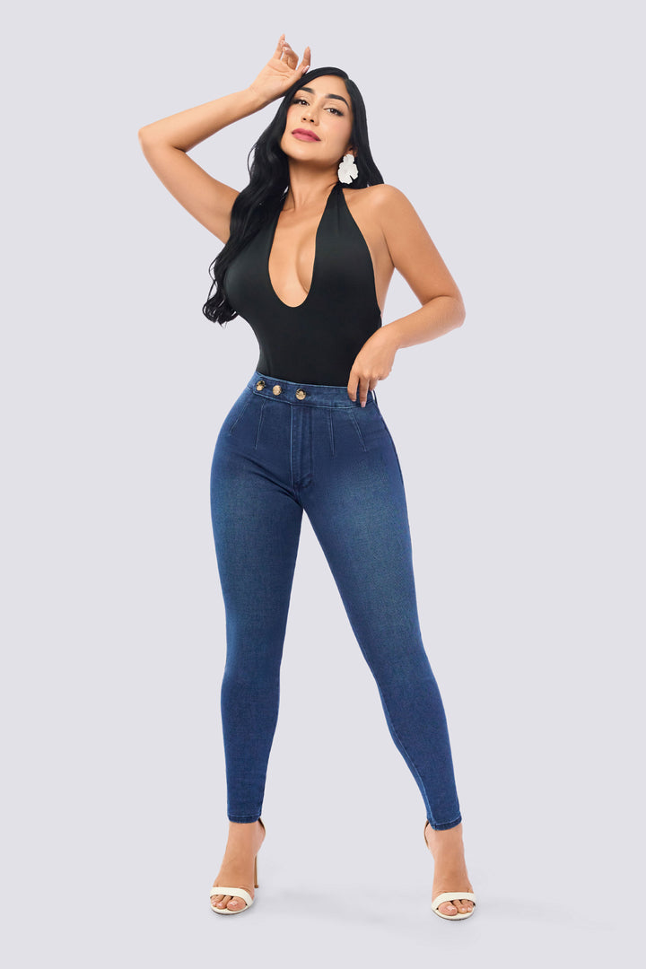 SKINNY JEAN EFECTO LEVANTA COLA 7088-N