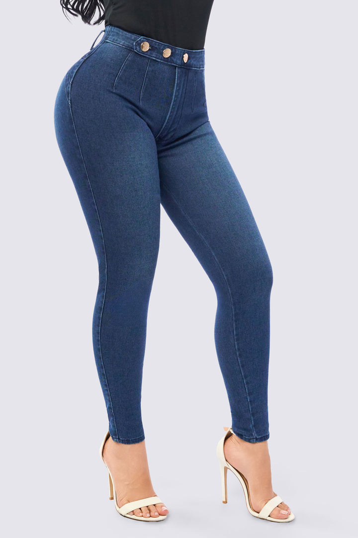 SKINNY JEAN EFECTO LEVANTA COLA 7088-N