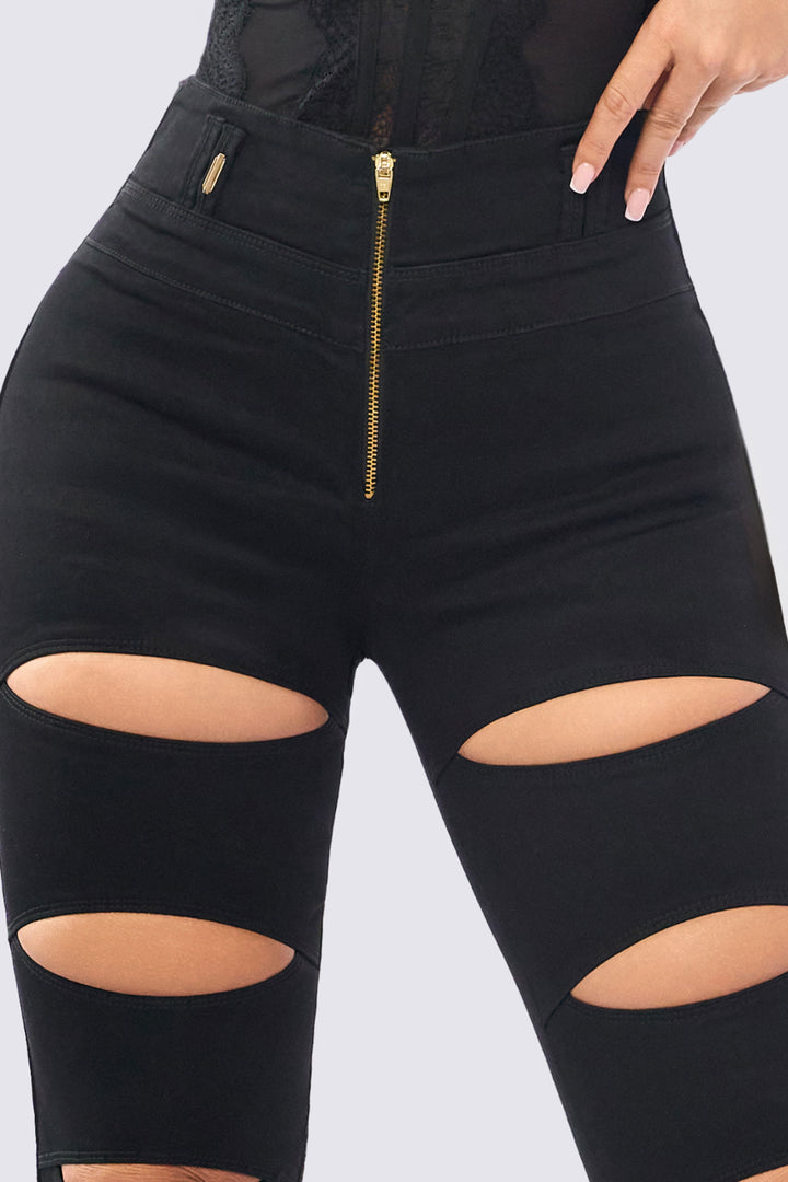SKINNY JEANS ABERTURAS FRONTALES 7112