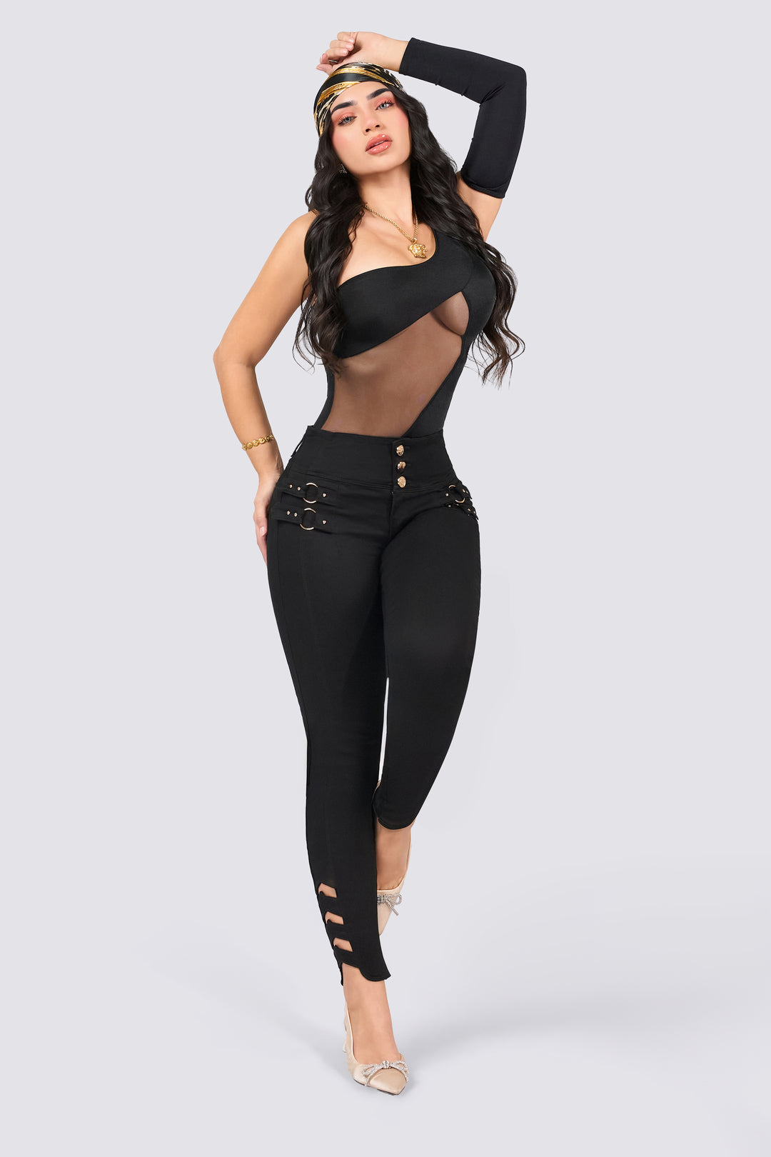 SKINNY JEAN NEGRO PUSH UP 7076-N