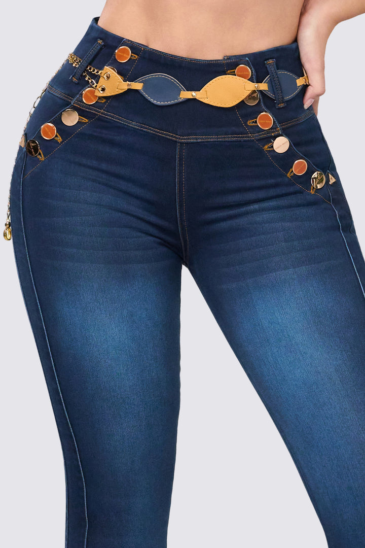 SKINNY JEANS AZUL 6952