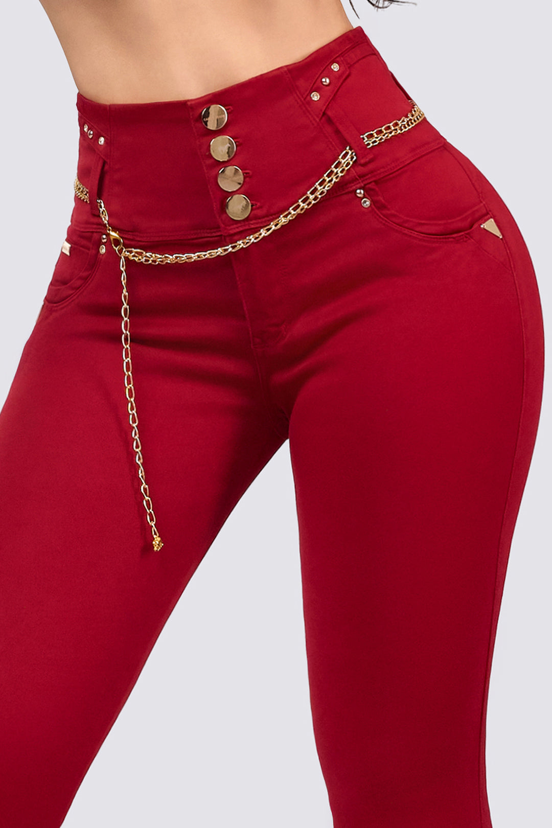 JEANS LEVANTA COLA VINOTINTO 6268