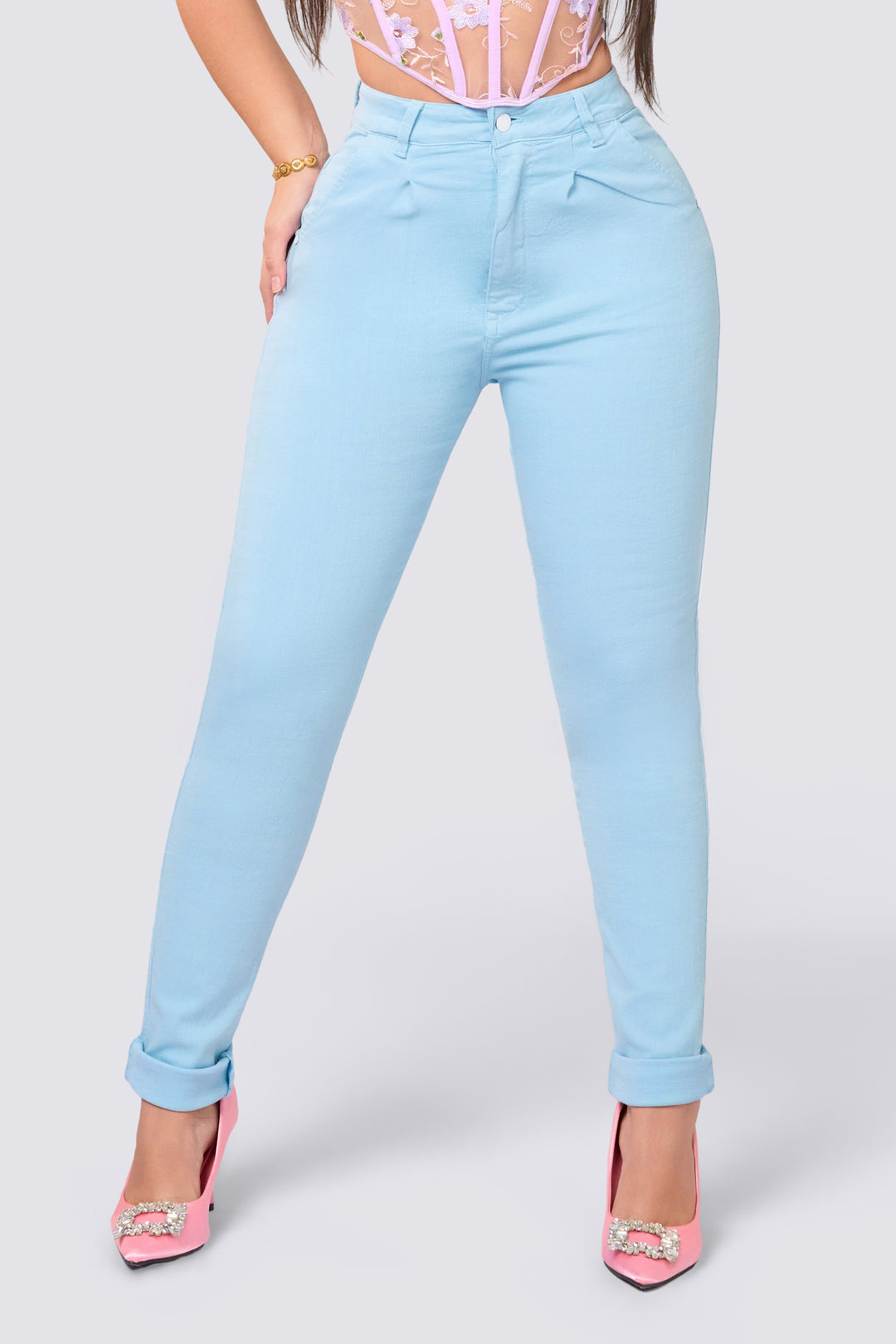 PANTALÓN AZUL CLARO 7080