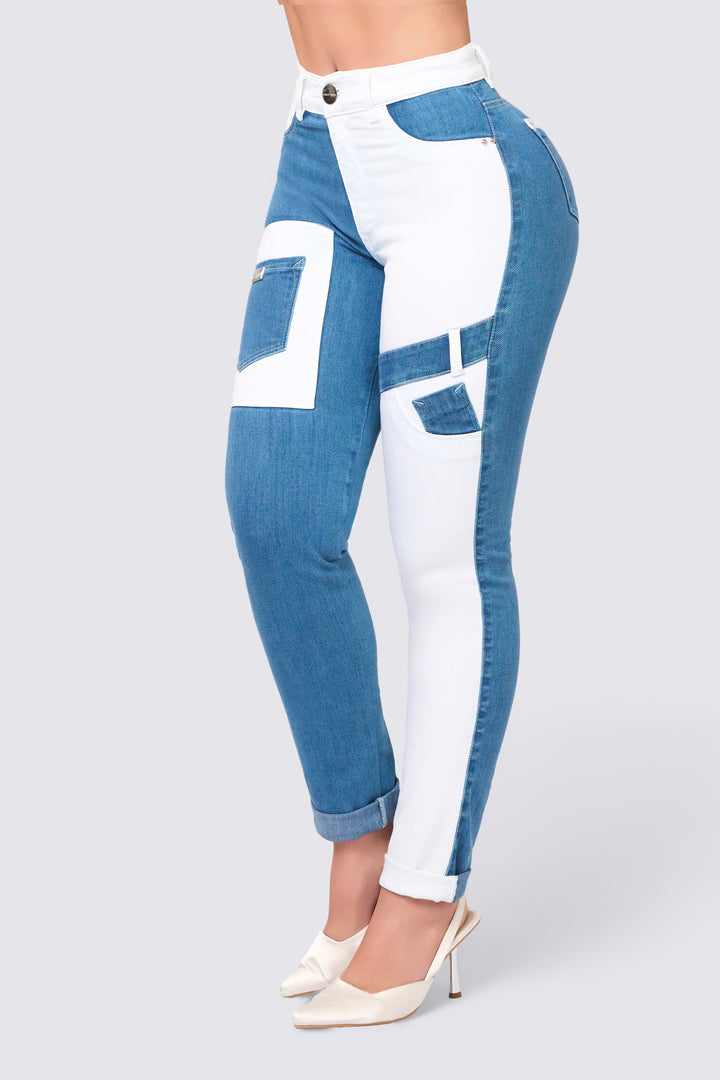 SKINNY JEAN COMBINADO 7030