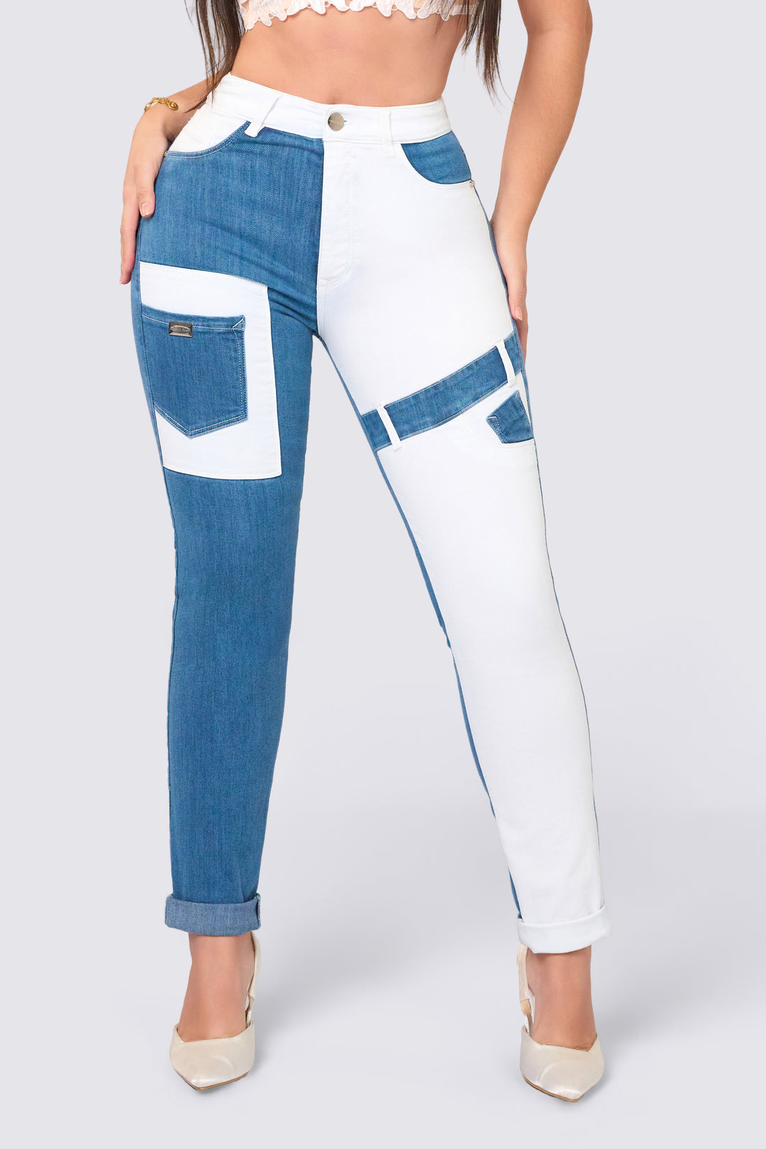 SKINNY JEAN COMBINADO 7030