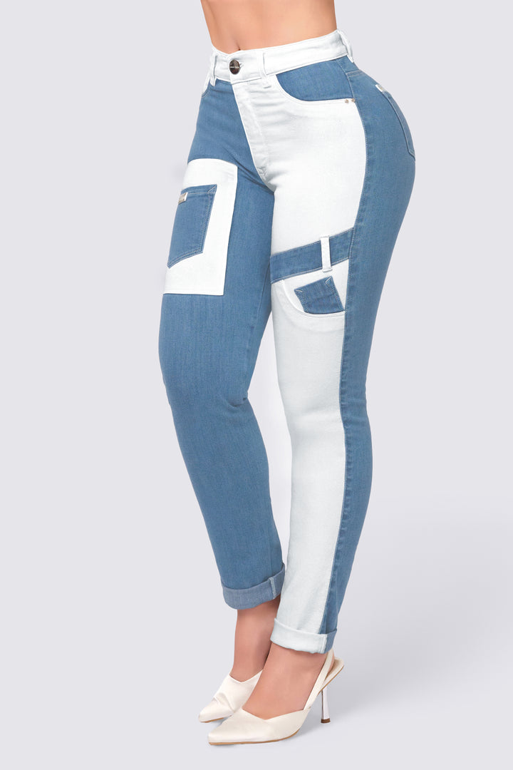 SKINNY JEAN COMBINADO 7030