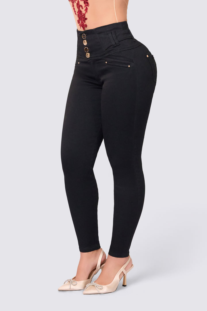SKINNY JEAN NEGRO 7055