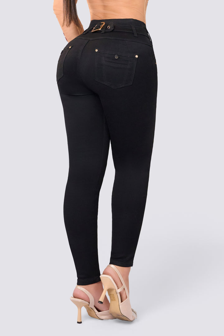 SKINNY JEAN NEGRO 7055