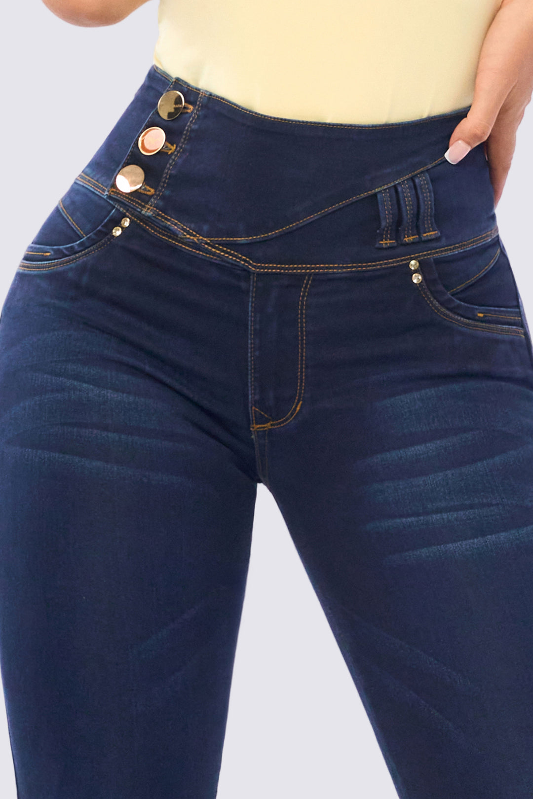 SKINNY JEANS PUSH UP AZUL OSCURO 7117