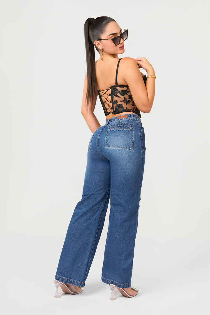 PANTALÓN BOTA RECTA 7025