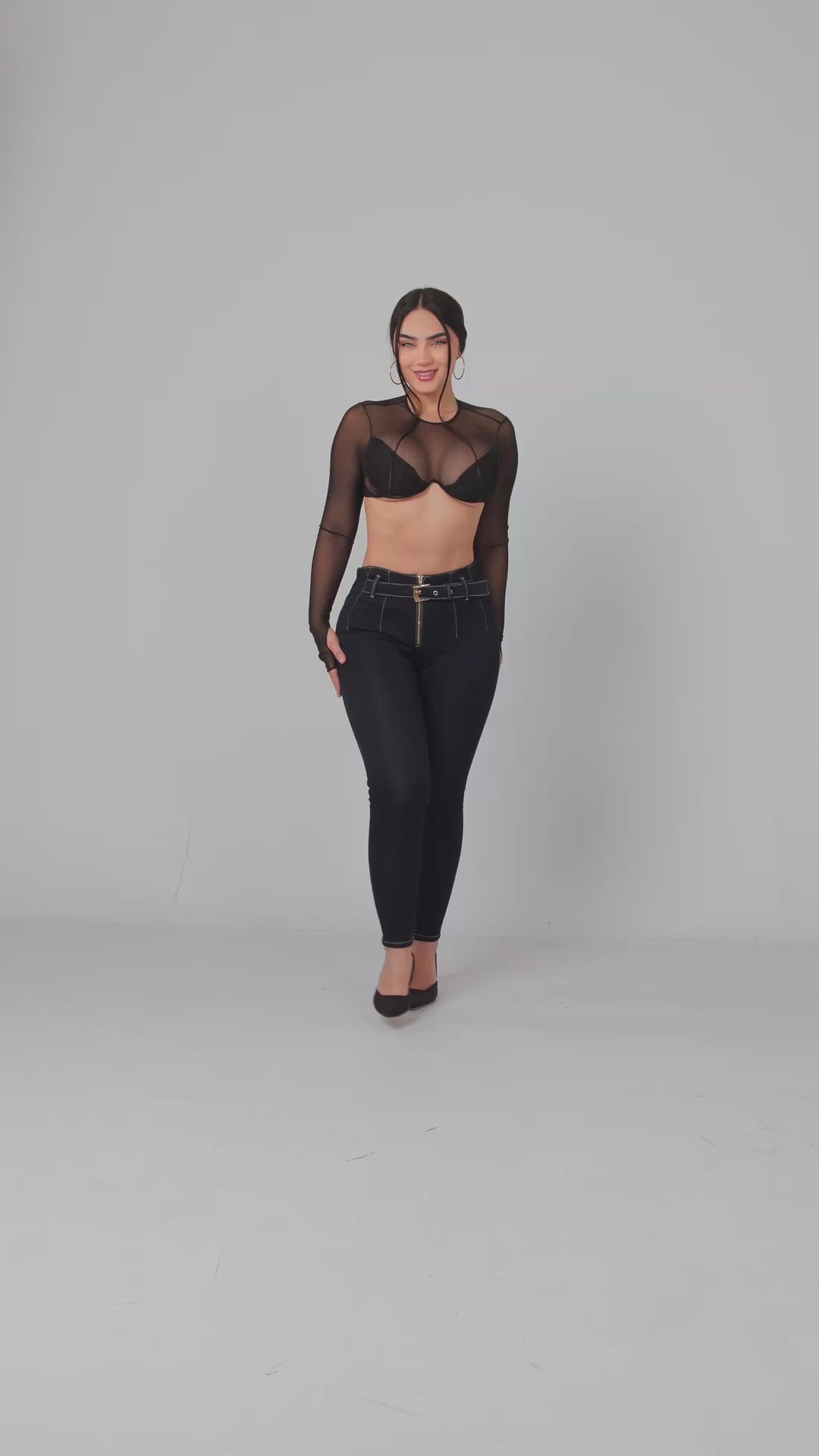 SKINNY JEANS AZUL OSCURO 6812