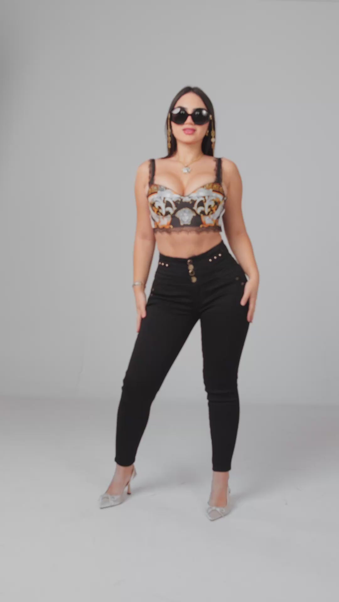 SKINNY JEAN NEGRO 7049
