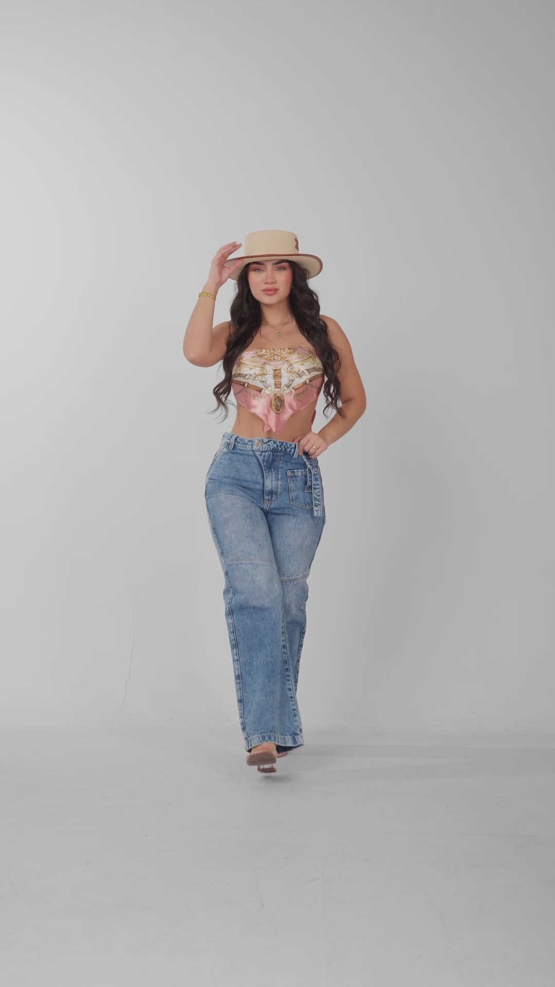 JEAN WIDE LEG AZUL CLARO 7069-N