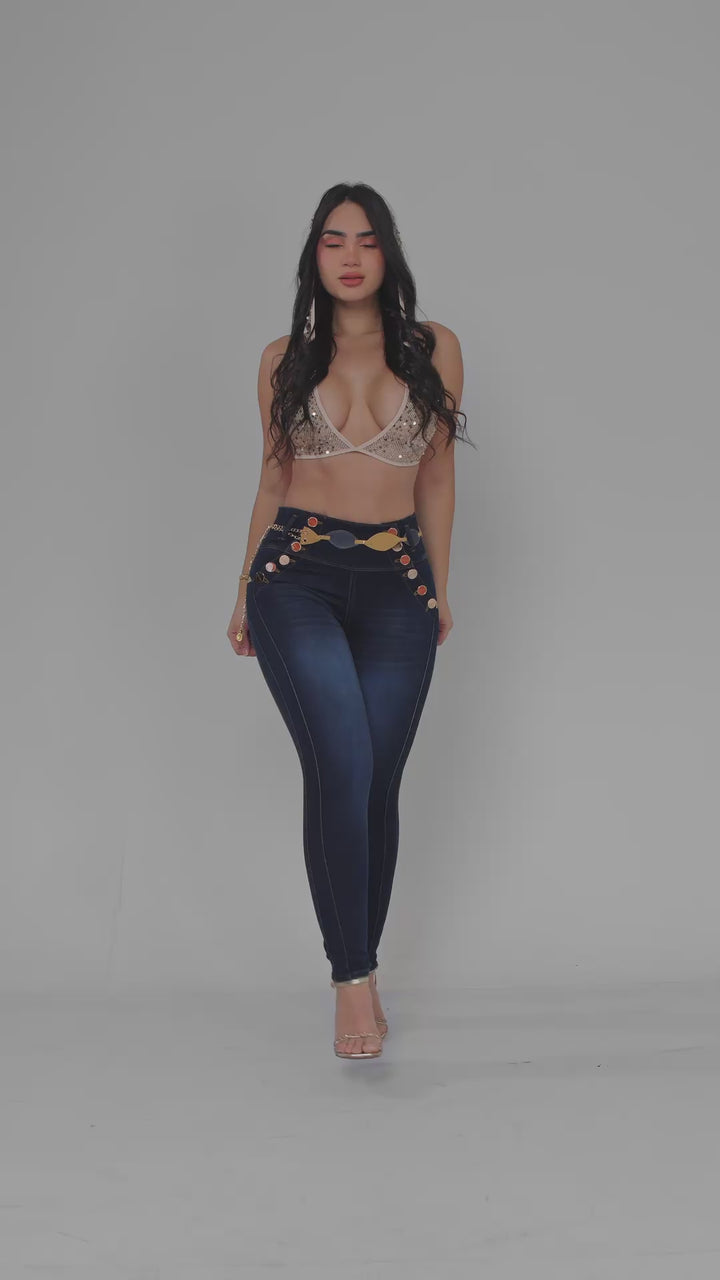 SKINNY JEANS AZUL 6952