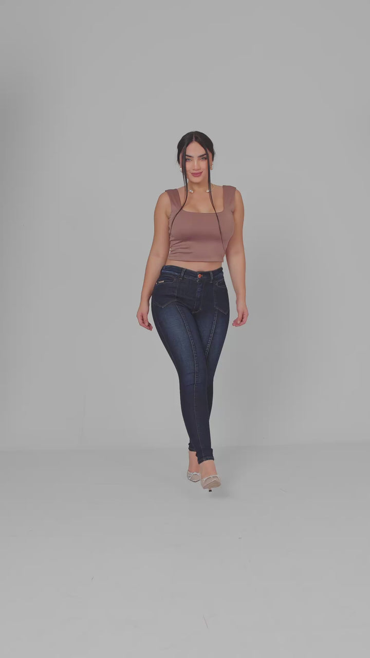 SKINNY JEANS AZUL OSCURO 7008