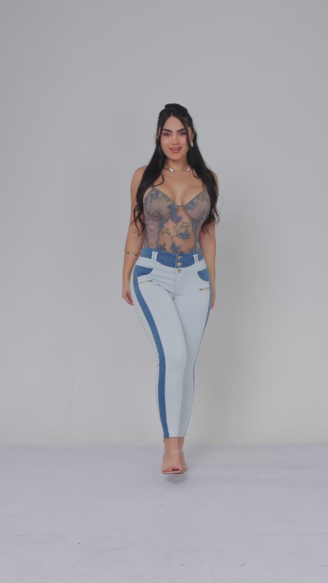 SKINNY JEAN COMBINADO 7061