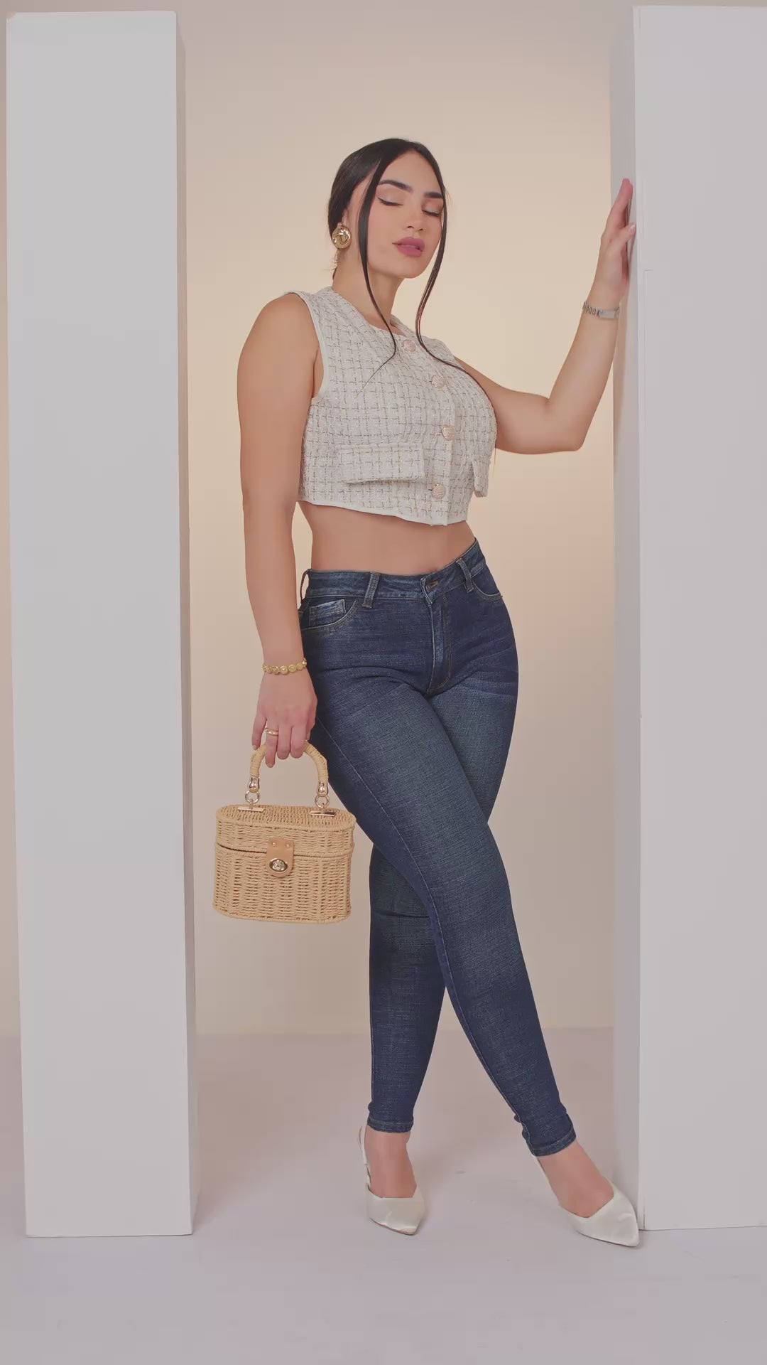 SKINNY JEANS AZUL 7039