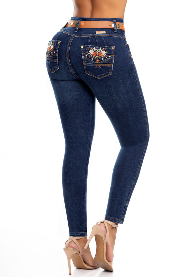 Jeans CP Levanta Cola Azul Carlos Prada 6245